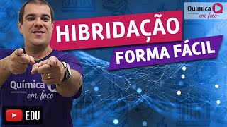 Hibridação dos átomos Forma simples de determinar [upl. by Laddie]