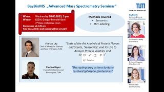 2023628 BayBioMS Advanced Mass Spectrometry Seminar [upl. by Jody917]