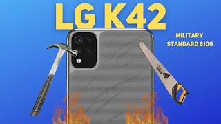 LG K42  We put this USMil 810G smartphone to test 4K UHD Video [upl. by Aicenod]