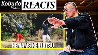 Kobudo Master Reacts to Metatrons quotHEMA VS KENJUTSUquot [upl. by Decrem]