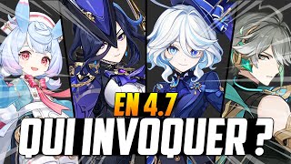 QUEL 5★ INVOQUER EN 47  Analyse Tier List et Avis CLORINDE  SIGEWINNE  Genshin Impact [upl. by Nibas]