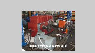 FLENDER H2SH Size 24 Gearbox Repair [upl. by Atirehs56]