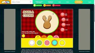 Make a Cookie • ABCya Play by Kids [upl. by Llevart]