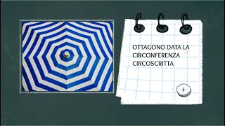 Ottagono data la circonferenza circoscritta [upl. by Mintz237]