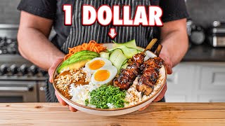 The 1 Dollar Healthy Rice Bowl [upl. by Elyc]