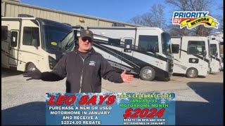 EVERY MOTOR HOME GETS A 2024 REBATE UNTIL JAN 31 2024 [upl. by Reitman44]