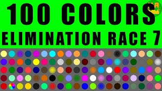 100 Colors Elimination Marble Race in Algodoo 7 \ Marble Race King [upl. by Josephson262]