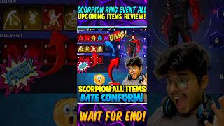 🔥 Scorpion Event All Items Review And Date Conform shots gwmanish tgrnrz tondagamer [upl. by Gaskin]