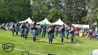 Greater Midwest Pipe Band  Alma Highland Games 2019  Medley [upl. by Atikahc]