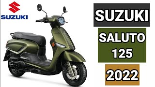 NEW SUZUKI SALUTO 125 PRICE DESIGN AND COLORS 2022 [upl. by Annuaerb12]