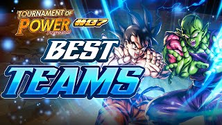 TOURNAMENT OF POWER SEASON 87 BEST TEAMS GUIDE WITH TIMESTAMPS  Dragon Ball Legends [upl. by Eah]