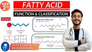 fatty acid biochemistry  essential fatty acid biochemistry  unsaturated and saturated fatty acid [upl. by Bibbie]