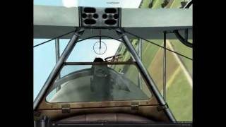 Rise Of Flight Nieuport 17 Vs Albatros DIII [upl. by Balliol]