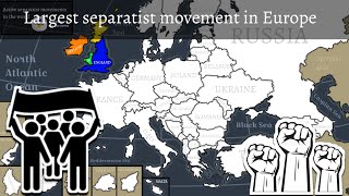 Largest separatist movement in Europe [upl. by Bickart]