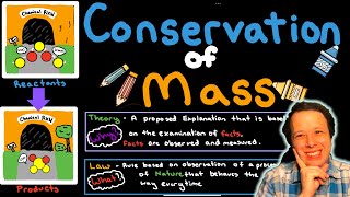 The Law of Conservation of Mass  Chemistry  Exam and HW Examples Explained [upl. by Navek]