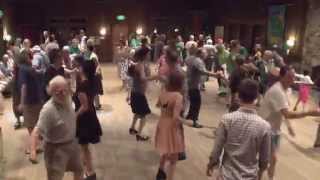 Contra Dancing  French Ida amp Janet Shepherd  Brasstown  Ada meet Zoe [upl. by Nodnart]