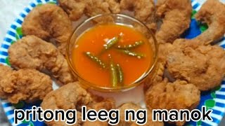 pritong leeg ng manok [upl. by Airdnaxela332]