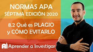 🐵 82 Qué es plagio y cómo evitarlo  Citar con Normas APA 2019  Aprender a investigar [upl. by Shaffer]