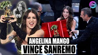 Angelina Mango vince Sanremo 2024 con quotLa noiaquot [upl. by Anetta]