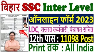 BSSC Inter Level Online Form 2023 Kaise Bhare  How to Fill Bihar SSC Inter Level Online Form 2023 [upl. by Rednal179]