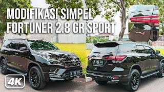 MODIFIKASI TOYOTA FORTUNER GR SPORT 28 SIMPEL KENCENG [upl. by Banwell]