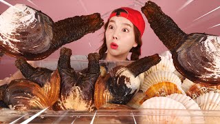 Mukbang 상상초월 조개파티✨코끼리 조개🐚대왕 조개OMG GIANT ELEPHANT CLAM SHELL ASMR eatingsound realsound Ssoyoung [upl. by Leirda]