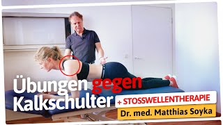 StoßwellenTherapie bei Kalkschulter wirkt besser mit diesen Eigenübungen [upl. by Smiley653]