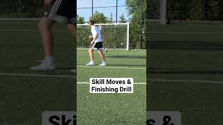 Skill Moves amp Finishing Soccer Drill ⚽️ [upl. by Leund383]