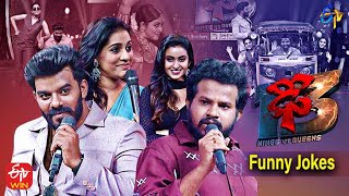 Dhee 13  Kings vs Queens Funny Jokes All in One August month 2021  SudheerRashmiAadiDeepikaETV [upl. by Arej]