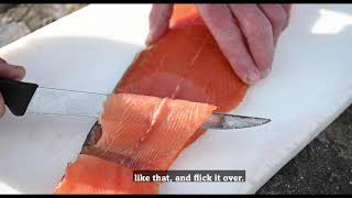 Th Best Way to Slice Smoked Salmon [upl. by Ytineres349]