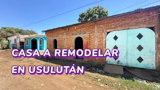 Se Vende Casa a Remodelar a 10 min del centro en Col Santimori Usulután 23000 Tel 503 72998557 [upl. by Engdahl]