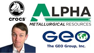 Some US Stocks GEO PAC CROX amp AMR Alpha Metallurgical Resources that should go up more [upl. by Walden30]