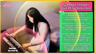 Summer Shower by Emily Dickinson original music by chuntianle [upl. by Atineg299]