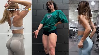 Relatable Gym Girl Tiktok Workout Motivation Compilation 9 [upl. by Llehcear]