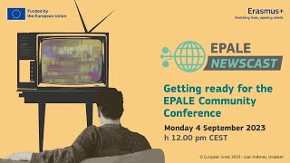 EPALE Newscast  Getting ready for the EPALE Community Conference [upl. by Annotahs]