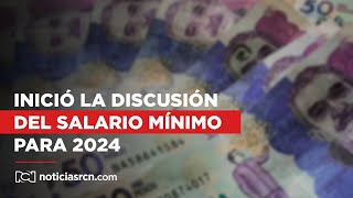 Comenzó la concertación del salario mínimo para el 2024 ¿Cómo está el ambiente de negociación [upl. by Annaert890]