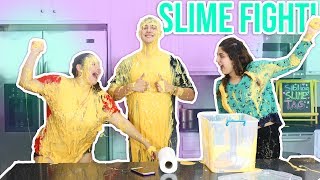 SIBLING SLIME TAG  SLIME FIGHT  SLIME DUMPING Just Ameerah [upl. by Yeltsew]