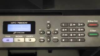 How to Set Up Wireless for the Brother™ MFC7860DW Printer [upl. by Ruperta]