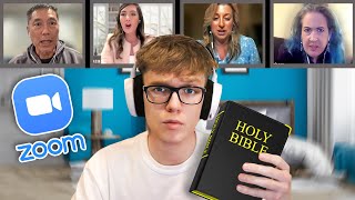 Reading The BIBLE In ATHEIST Zoom Class [upl. by Attenweiler]