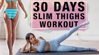 10 Mins Thigh Workout to Get LEAN LEGS IN 30 DAYS  NOT BULKY THIGHS [upl. by Nealah847]