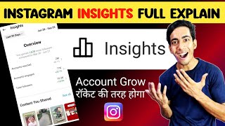 Instagram Insights Full Explain  Instagram Insights Kya Hai  Instagram Insights [upl. by Dody]