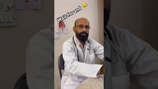 Wait for and😂 doctor sahab baal bahut jhar rahe hai kuch upay batao shortvideo comedy shorts [upl. by Wiltshire]