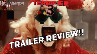 TERRIFIER 3 TRAILER REVIEW 🔥 [upl. by Arobed]