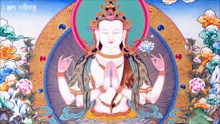 Mantra of Avalokiteshvara New Version with Lyrics [upl. by Debbra]