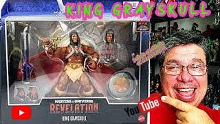 KING GRAYSKULL MOTU Revelation Masterverse Review sergio guerrero el coleccionista [upl. by Hotze]