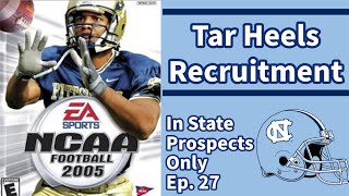 Tar Heels Recruitment  NCAA Football 2005  In State Prospects Only Commentary  Ep 27 [upl. by Emya]