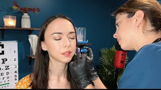 Dermatology Roleplay Skin amp Face Exam for Xerosis  ASMR Soft Spoken Real Person [upl. by Nodaj525]