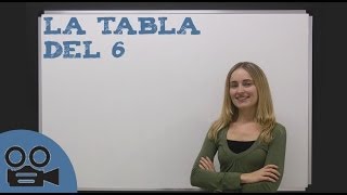 Aprender la tabla de multiplicar del 6 [upl. by Alodi]