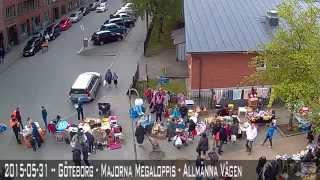 Göteborg  Majorna Megaloppis  Allmänna Vägen 20150531 [upl. by Ajad235]