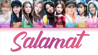 MOMOLAND 모모랜드  quotSalamatquot Color Coded Lyrics EngFil [upl. by Elleinnod871]